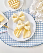 Lemon Cream Sailor Bow