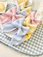 Lemon Cream Sailor Bow