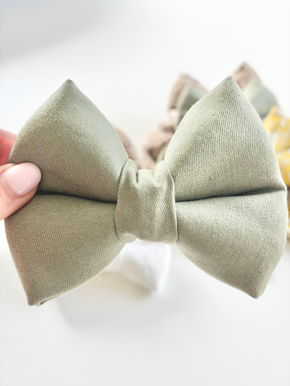 Autumn Denim Bow