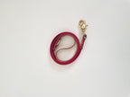 Two Tone Classic Leash - Cranberry/Camel